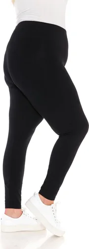 Vista 4 de Leggings Depot NCL27 pantalones capri para yoga de algodón premium suave Negro