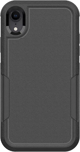 Vista 6 de Funda para iPhone XR: funda protectora de doble capa resistente para teléfono celular, a prueba de golpes, resistente, con protector de pantalla