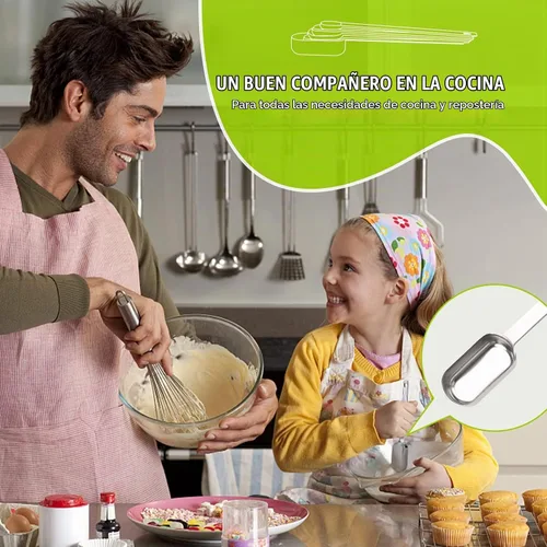 Vista 6 de 1PCS 1TSP (5ML) cuchara medidora, cucharaditas de mango largo de acero