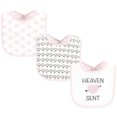 Vista 10 de Baberos Hudson Baby unisex de tela de toalla de algodón con relleno de fibra, Tamaño único Niño Gris Bosque