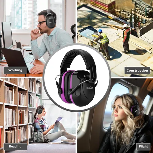 Vista 114 de ProCase NRR 28dB Noise Reduction Ear Muffs, Foldable Adjustable Noise Cancelling Headphones