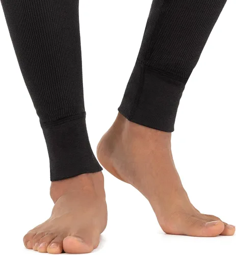 Vista 5 de Fruit of the Loom Mens Recycled Premium Waffle Thermal Underwear Long Johns Bottom 1 2 3 and 4 Packs