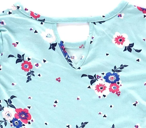 Vista 5 de V.&GRIN Vestido de primavera para niñas de 2T a talla 8, manga larga, unicornio, floral, twirly, casual, lindo, vestido para niños, vestidos