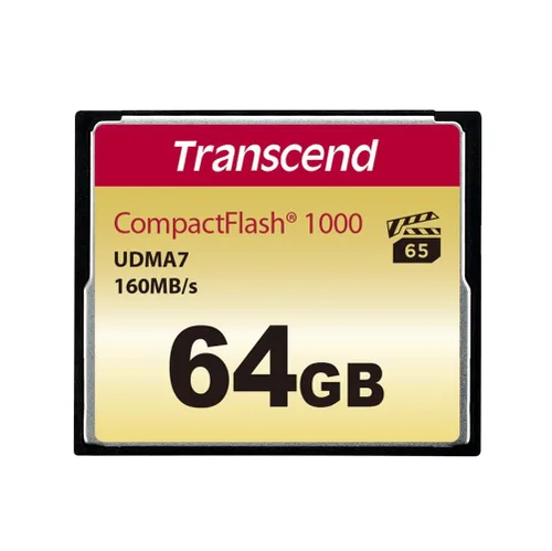 Vista 6 de Transcend CF133 CompactFlash Tarjeta de memoria 1 GB, hasta 30 MB/s, tarjeta de cámara DSLR, flash MLC NAND, ECC, compatible con modo