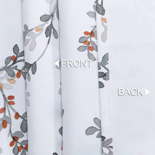 Vista 6 de Cenefas estampadas con hojas y flores botánicas de acuarela para ventanas, con bolsillo para barra, cenefas para cocina, cafetería, sala de estar