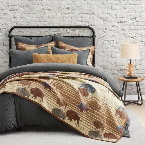 Vista 9 de Paseo Road Abbie - Juego de edredón de 2 piezas con funda de almohada, color gris, tamaño individual, juego de ropa de cama reversible ligero