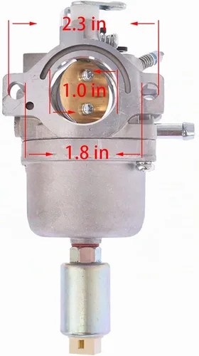 Vista 3 de labwork Repuesto de carburador para Troy Bilt Pony para 17.5 OHV Engine Tractor cortacésped 697203 697141 697216 Plata