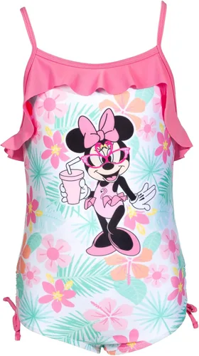 Vista 6 de Disney Minnie Mouse - Traje de baño de una pieza y manga larga con protección contra erupciones