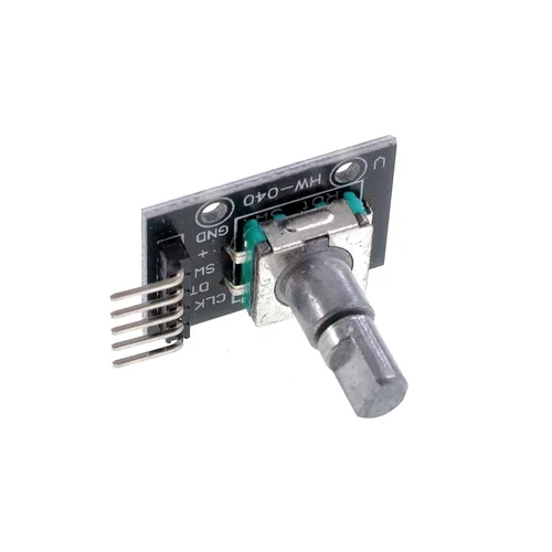 Vista 5 de Paquete de 5 módulos de codificador rotativo KY-040, sensor de ladrillo incremental para Arduino, AVR, PIC, STM32, Raspberry Pi - Codificador