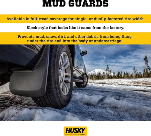 Vista 2 de Husky Liners - Guardabarros delanteros y traseros 2015-2022 Chevrolet Colorado, GMC Canyon sin balizas o revestimiento (excluye ZR2), juego