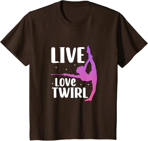 Vista 37 de Camiseta Twirl Baton Twirling Twirler Majorettes, Negro