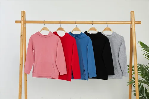 Vista 4 de Haloumoning Sudaderas con capucha de forro polar para niñas de 4 a 15 años