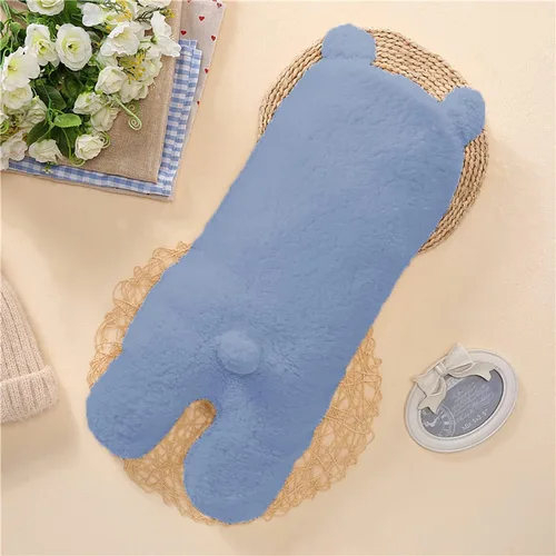 Vista 3 de Nunibum Manta Envolvente para Bebé Niños Niñas Lindo Oso de Felpa Manta Receptora Esencial Ultra-Suave Lista de Regalos para Recién Nacidos Azul