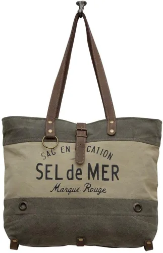 Vista 4 de Bolso de mano de cuero occidental para mujer, mental.