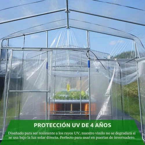 Vista 4 de Farm Plastic Supply - Lámina de vinilo transparente - 15 mil - (4'6" x 3.5') - Láminas de vinilo plástico