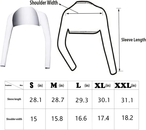 Vista 5 de Hairwilly Chal refrescante manga para brazo con agujero para los dedos, protección solar para mujeres y hombres para golf, equitación, conducción