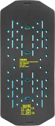 Vista 2 de CamelBak Panel protector de impacto para paquetes de hidratación CamelBak color negro/verde azulado