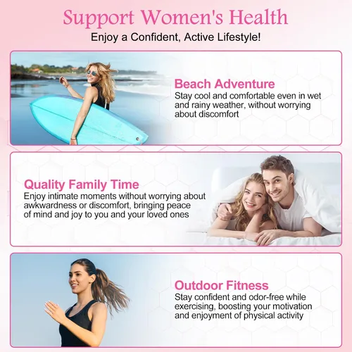 Vista 9 de Her Juicy - Gomitas femeninas de probióticos para mujeres, sabor a piña tropical, contiene olmo resbaladizo, apoya el equilibrio del pH, la salud