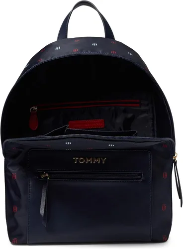 Vista 3 de Tommy Hilfiger Alexis II Smalldome Mochila Serif Critter Nylon, Tommy Azul marinoTommy RojoMarfil, Alexis Ii Smalldome Mochila Serif Critter Nylon