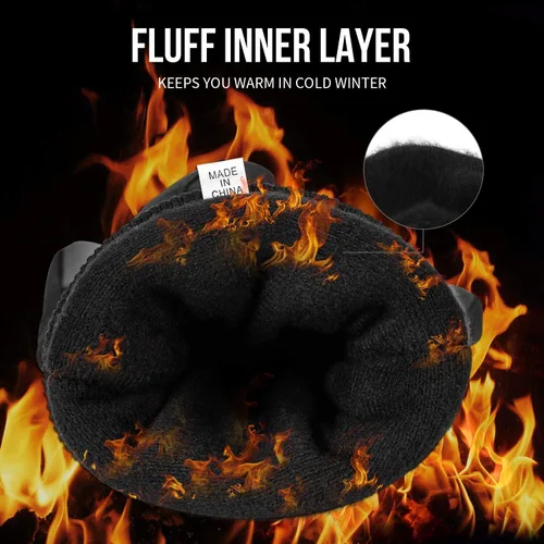 Vista 5 de 30F Guantes de invierno térmicos para correr, para pantalla táctil