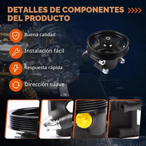 Vista 3 de Bomba de dirección asistida 20-312P1 Compatible con Expedition 2003-2006, F-150 2004-2008, Mark LT 2006-2008, Navigator 2003-2006 Número OE 96-312