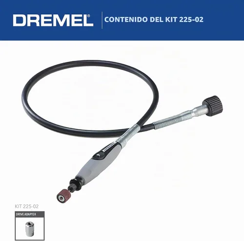 Vista 4 de Dremel Accesorio de ángulo recto 575 para herramienta giratoria con eje flexible accesorio de herramienta giratoria con agarre cómodo y cable de 36