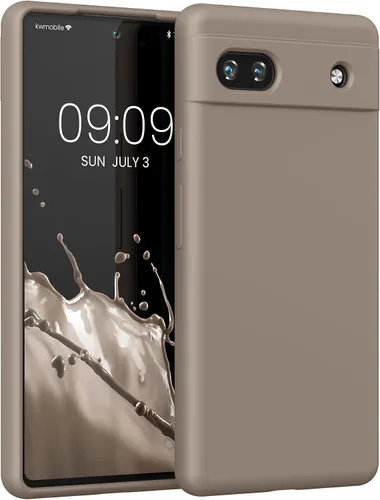Vista 147 de kwmobile Funda Compatible con Google Pixel 6 Pro - Funda de Teléfono de Silicona TPU con Acabado Suave - Azul Caribe