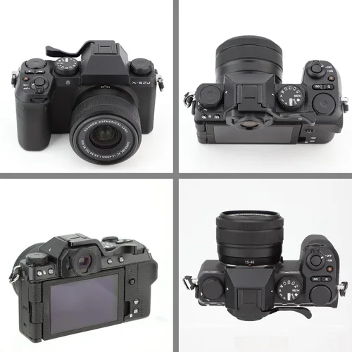 Vista 5 de Haoge XS10B - Agarre de mano de metal para Fujifilm XS20, Fuji Fujinon XS10, Fuji XS-20, XS-10, XS-10, XS-10, accesorios para cámara, color negro