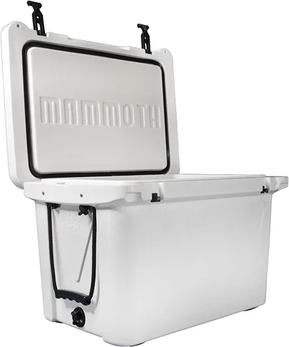 Vista 9 de Mammoth Ranger 25 - Hielera rígida aislada con capacidad de 25 cuartos de galón, capacidad para 30 latas, ideal para barco, campamento, bronceado