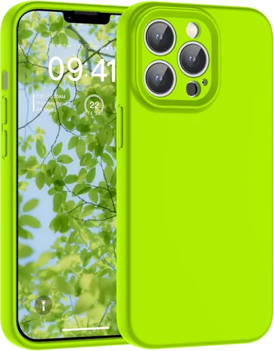 Vista 63 de SUPFINE - Funda diseñada para iPhone 12, silicona líquida premium con [forro de microfibra suave antiarañazos][protección de cámara mejorada], funda