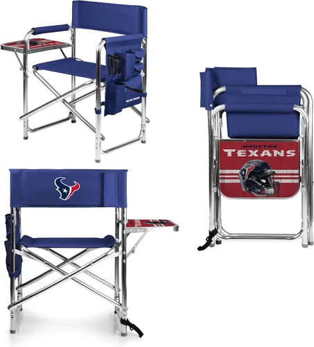 Vista 51 de Picnic TIME NFL Unisex-Adult NFL Sports Chair with Side Table, Beach Chair, Camp Chair for Adults