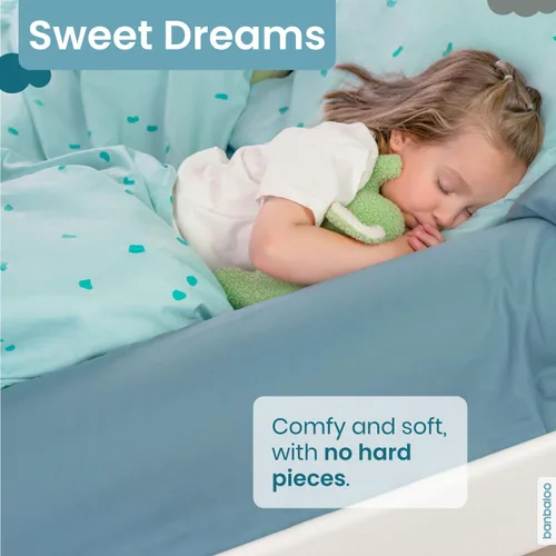 Vista 7 de Protector de cama inflable para niños - Protección contra caídas infantiles, riel inflable de cama de viaje, para camas plegables, individuales