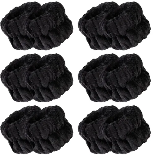 Vista 12 de WHAVEL 6 pares de pulseras absorbentes para spa, toallas de muñeca para evitar que el líquido se derrame por los brazos