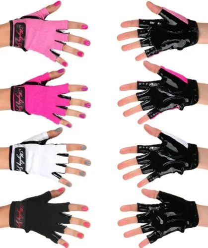 Vista 3 de Mighty Grip Guantes de baile en tubo con tiras adherentes para agarrar el tubo (1 par)