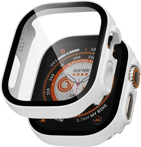 Vista 8 de Juego de 2 fundas de PC duro para Apple Watch SE 3 (2025) / SE2 / SE / Series 6/5/4, protector de pantalla de 40 mm, con protector de pantalla
