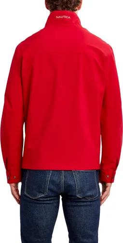 Vista 4 de Nautica Mens Lightweight Windbreaker Stretch Athletic Outdoor Full Zip Bomber Golf Jacket