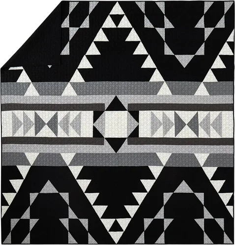 Vista 5 de Pendleton Juego de edredón individual – Juego de edredón de 2 piezas 100% algodón con funda, ropa de cama suave y ligera para cama