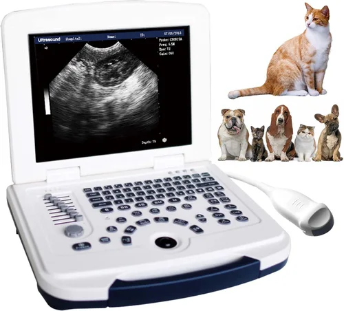 Vista 10 de DAWEI Mu10 - Escáner veterinario de ultrasonido con sonda impermeable B, BB, BM, 4B para veterinario, escáner de ultrasonido, animales, examen