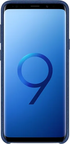 Vista 3 de Samsung Funda para Galaxy S9+ Alcántara, azul