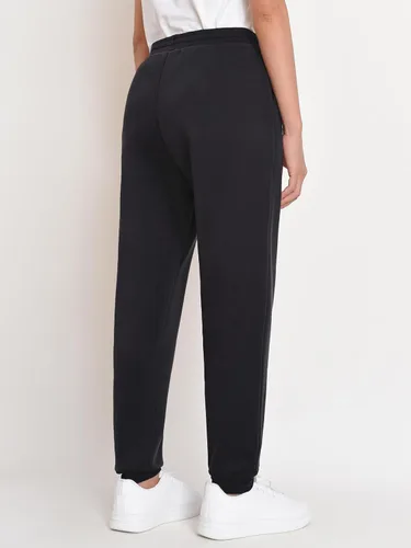 Vista 3 de Weintee Pantalones pequeños de forro polar para mujer, pantalones deportivos con forro de sherpa para invierno