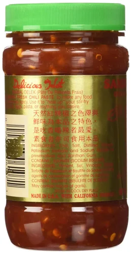 Vista 6 de Huey Fong Sambal Oelek Pasta de chile 8 onzas