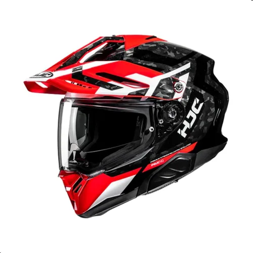 Vista 5 de Casco de motocicleta HJC RPHA 60 Dakar con visera HJ-47 Pinlock, aprobado por DOT (MC1, X-Small)