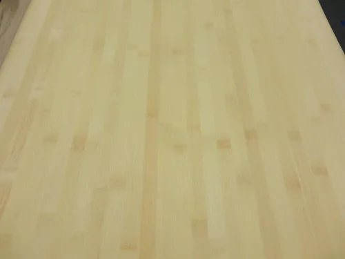 Vista 6 de Chapa de madera de caña ancha rubia natural de bambú 24" x 48" en la parte trasera fina de vellón VH