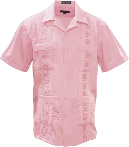 Vista 10 de Gravity Threads Camisa de verano Guayabera para hombre