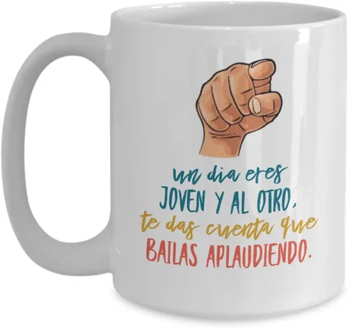 Vista 4 de Regalo para padrino Taza de café para madrina Perfecto regalo para graduados, profesionales y estudiantes Vaso con afirmaciones positivas