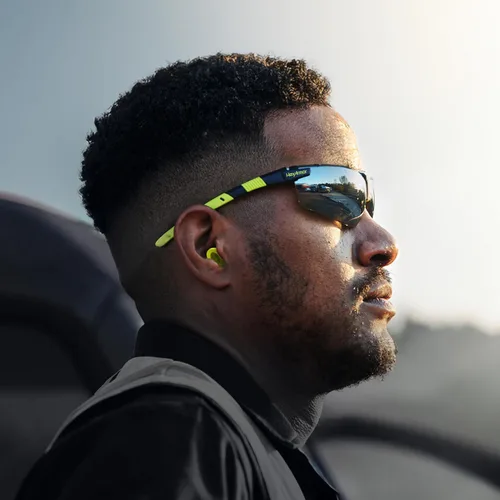 Vista 12 de HexArmor VS300 Gafas de seguridad con brazos laterales ajustables Z87+ para hombres y mujeres Transparente +1.0 / Anti niebla anti arañazos