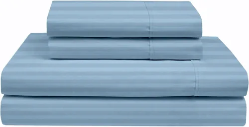 Vista 7 de Rajlinen Juego de sábanas de algodón Giza tamaño Queen, 100% algodón egipcio Giza certificado, juego de sábanas de lujo de 4 piezas, bolsillo