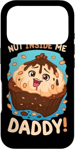 Vista 29 de Funda divertida para iPhone 13 Pro con diseño de tuerca de juego sucio Inside Me Daddy para mujer