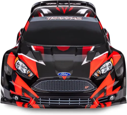 Vista 3 de Traxxas Ford Fiesta ST Rally 1/10 Escala 4X4 Coche de Rally