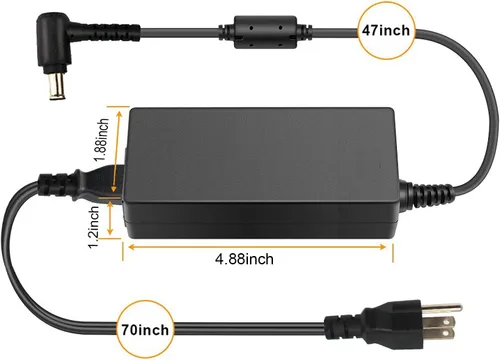 Vista 6 de ACDP-085N02 - Adaptador de CA para Sony Bravia KDL-40 KDL-48 KDL-32 KDL-42 Series KDL-40R510C KDL-40W600B KDL-48R510C KD-L48W600B KDL-48W650D KDL-33
